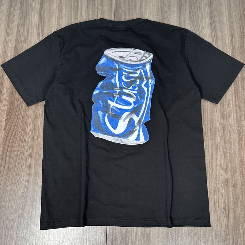 Stussy Soda Can Black T-Shirt 