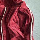 Red Corteiz Velvet Pants
