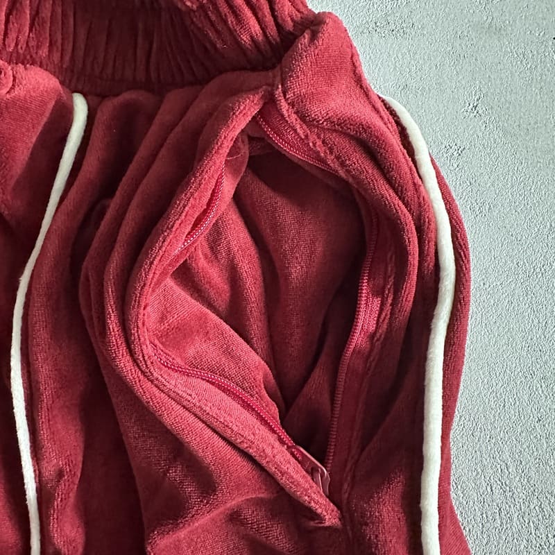Corteiz Red Velvet Set