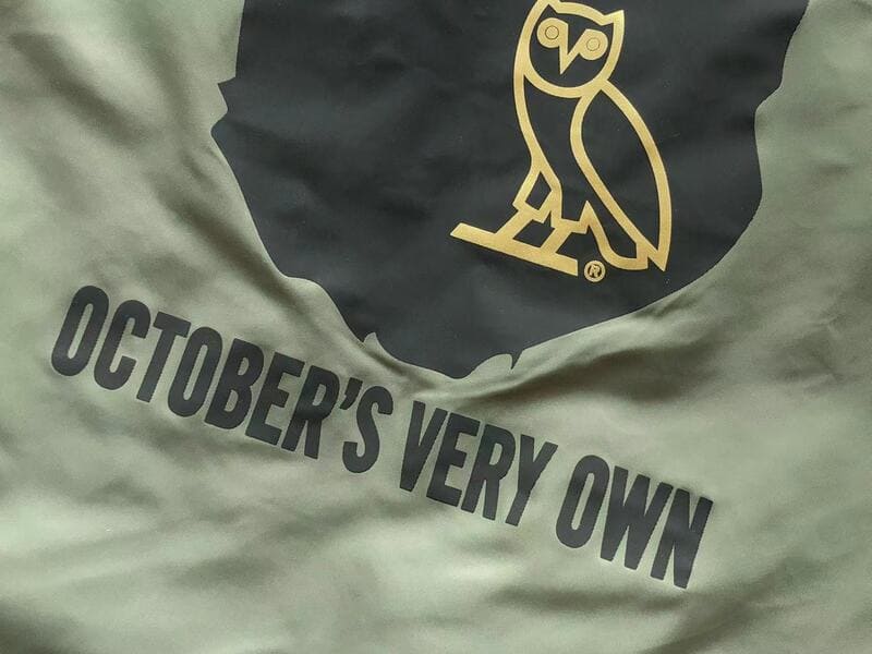 BAPE x OVO Loose Fit MA-1 Olive Drab Jacket 