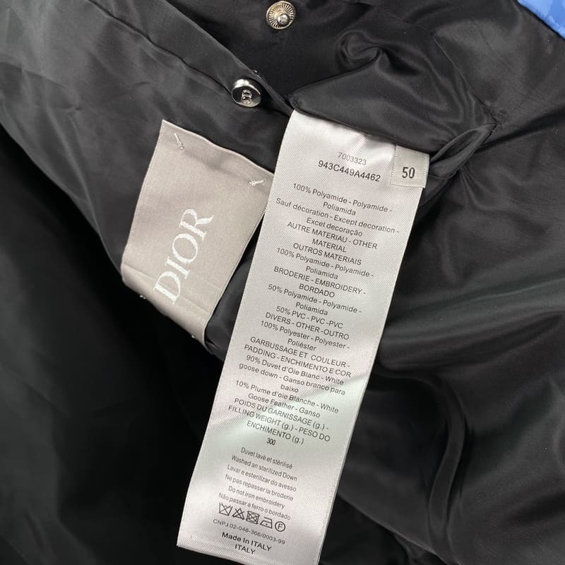 Dior Oblique Black Puffer Jacket
