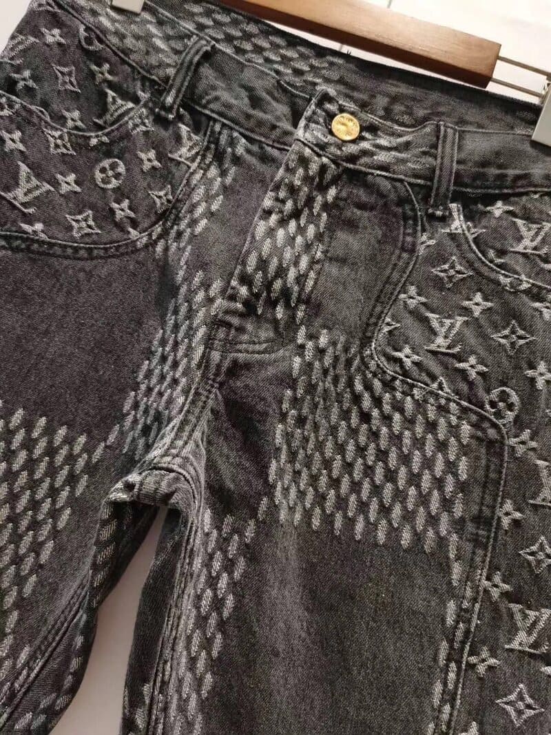 Louis Vuitton x Nigo Giant Damier Waves MNGM Pants 