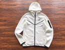 White Nike Tech Fleece Jacket