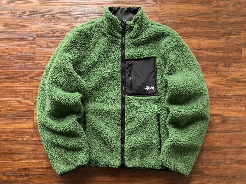 Stussy 8 Ball Sherpa Double-Sided Jacket 