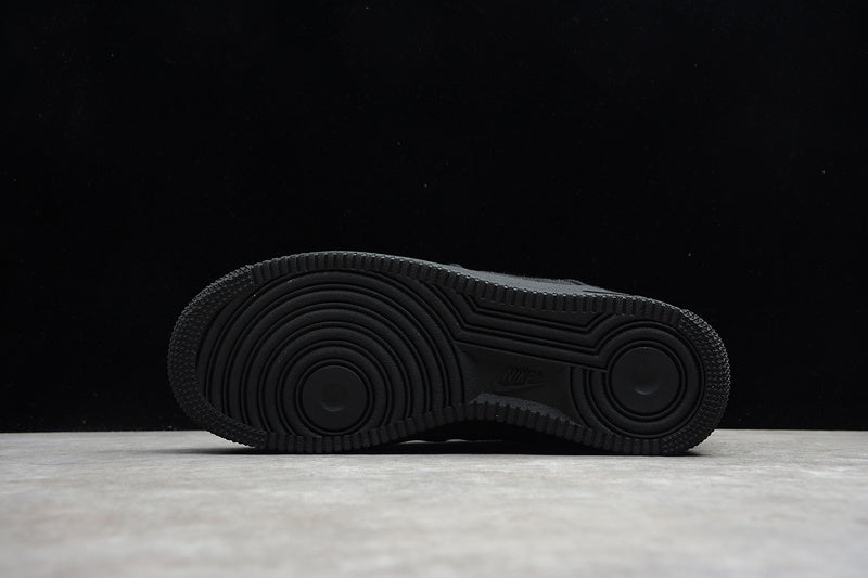 Stussy x Nike Air Force 1 Triple Black 