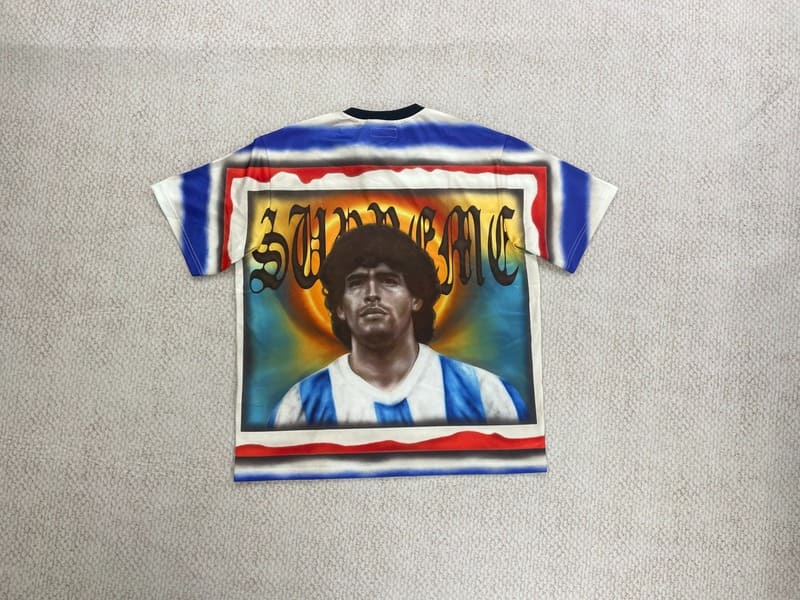 Supreme Maradona Soccer T-Shirt 