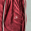 Red Corteiz Velvet Pants