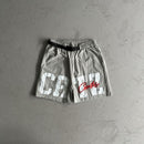 Corteiz CRTZ Nylon Shorts Gray 