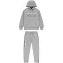 Trapstar Chenille Decoded 2.0 Hoodie Grey/Ice Blue Set 