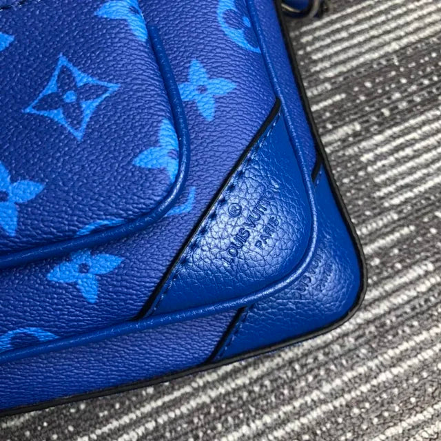 Louis Vuitton Trio Messenger Bag Cobalt Blue 