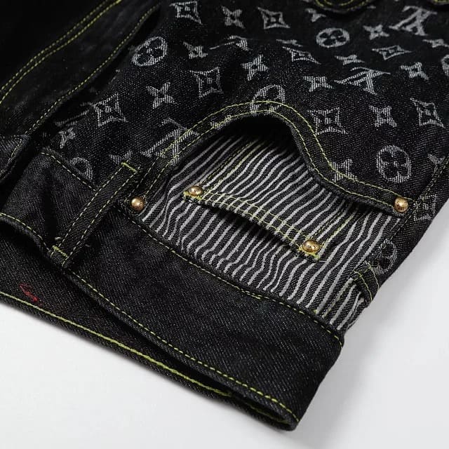 Louis Vuitton x Nigo Monogram Patchwork Denim Pants 
