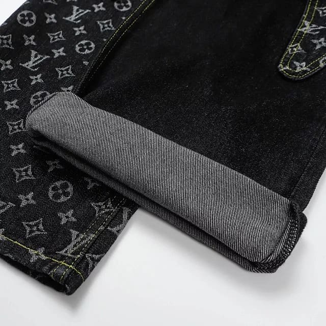 Louis Vuitton x Nigo Monogram Patchwork Denim Pants 