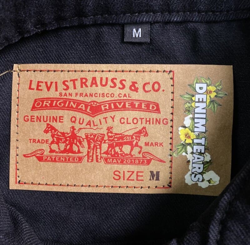 Tears x Levi's Black Denim Jacket 