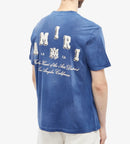 Camiseta Amiri Vintage Collegiate Blue
