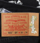 Tears x Levi's Cotton Wreath Jean Black Denim Pants 