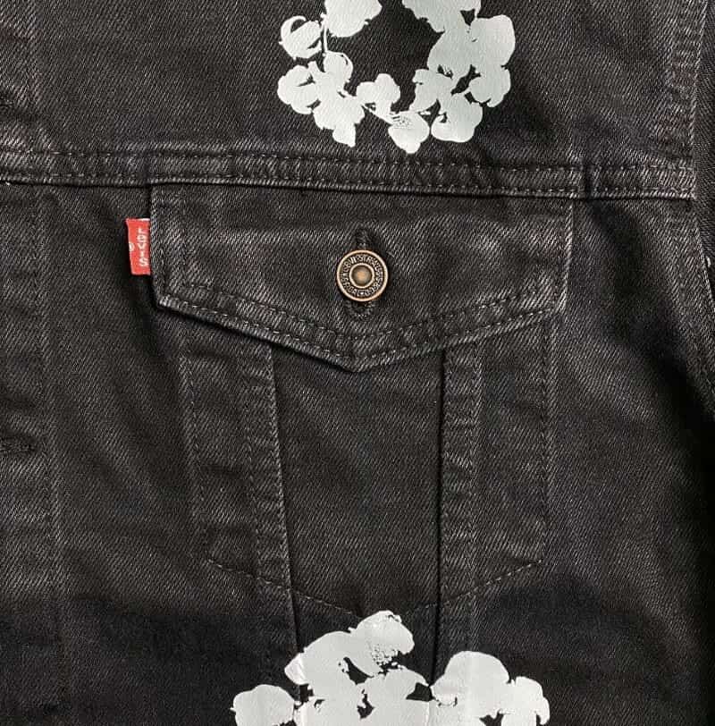 Tears x Levi's Black Denim Jacket 