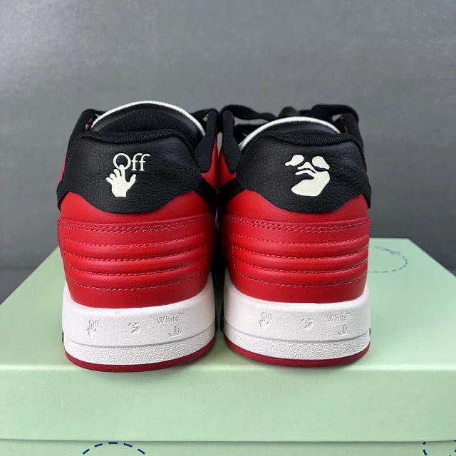 Off-White Out Of Office "OOO" Black White Red 
