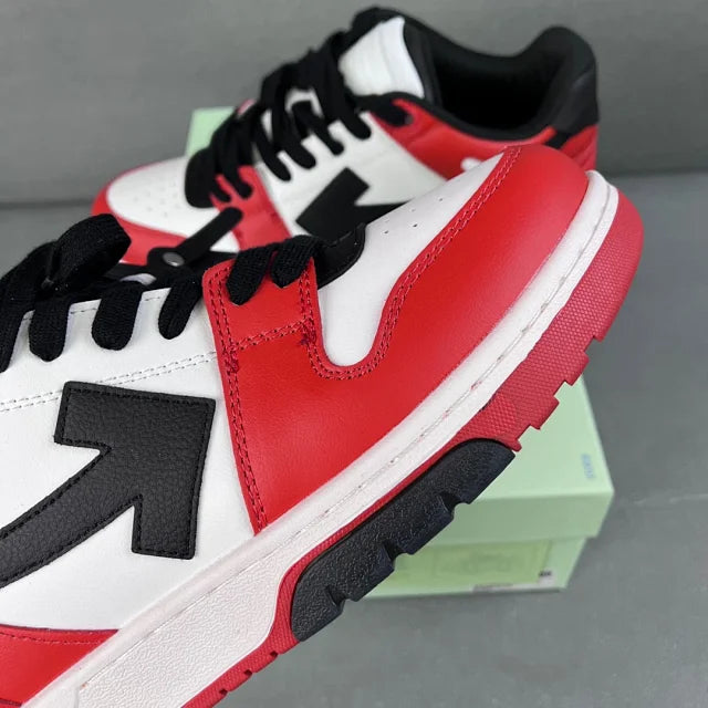 Off-White Out Of Office "OOO" Black White Red 